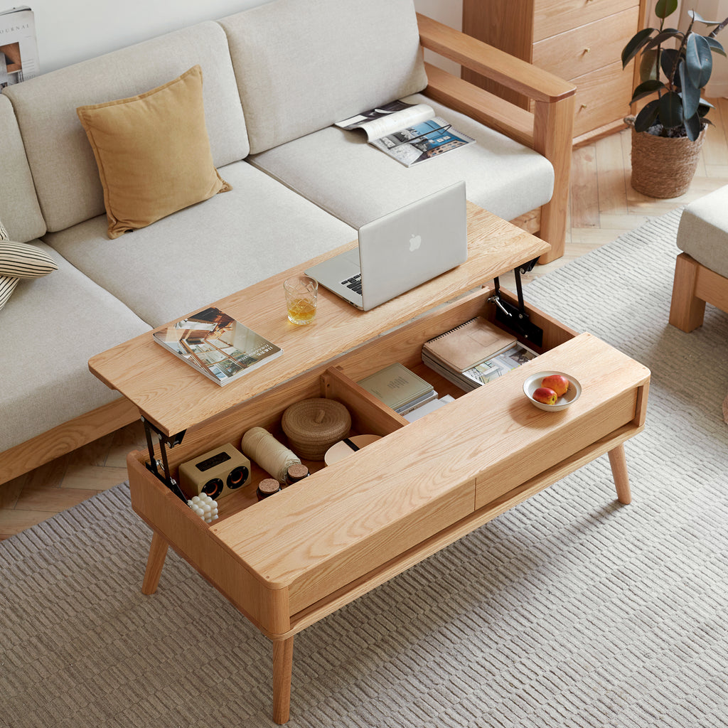 Gry Storage Oak Coffee Table