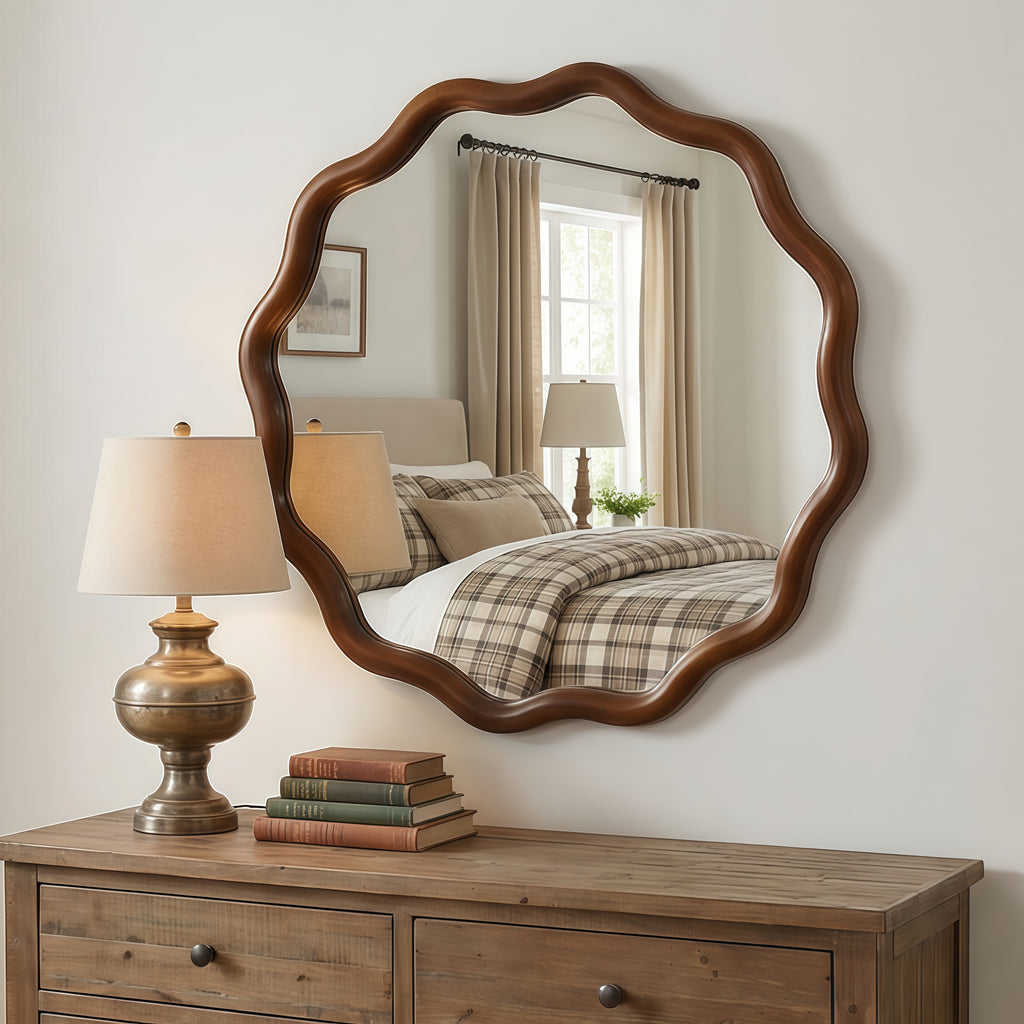 Ansgar Wavy Wall Mirror