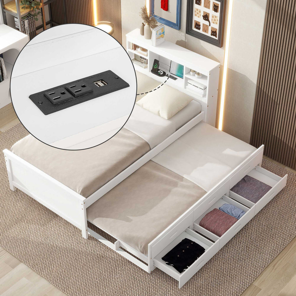 Malin Solid Wood Twin Platform Bed Frame