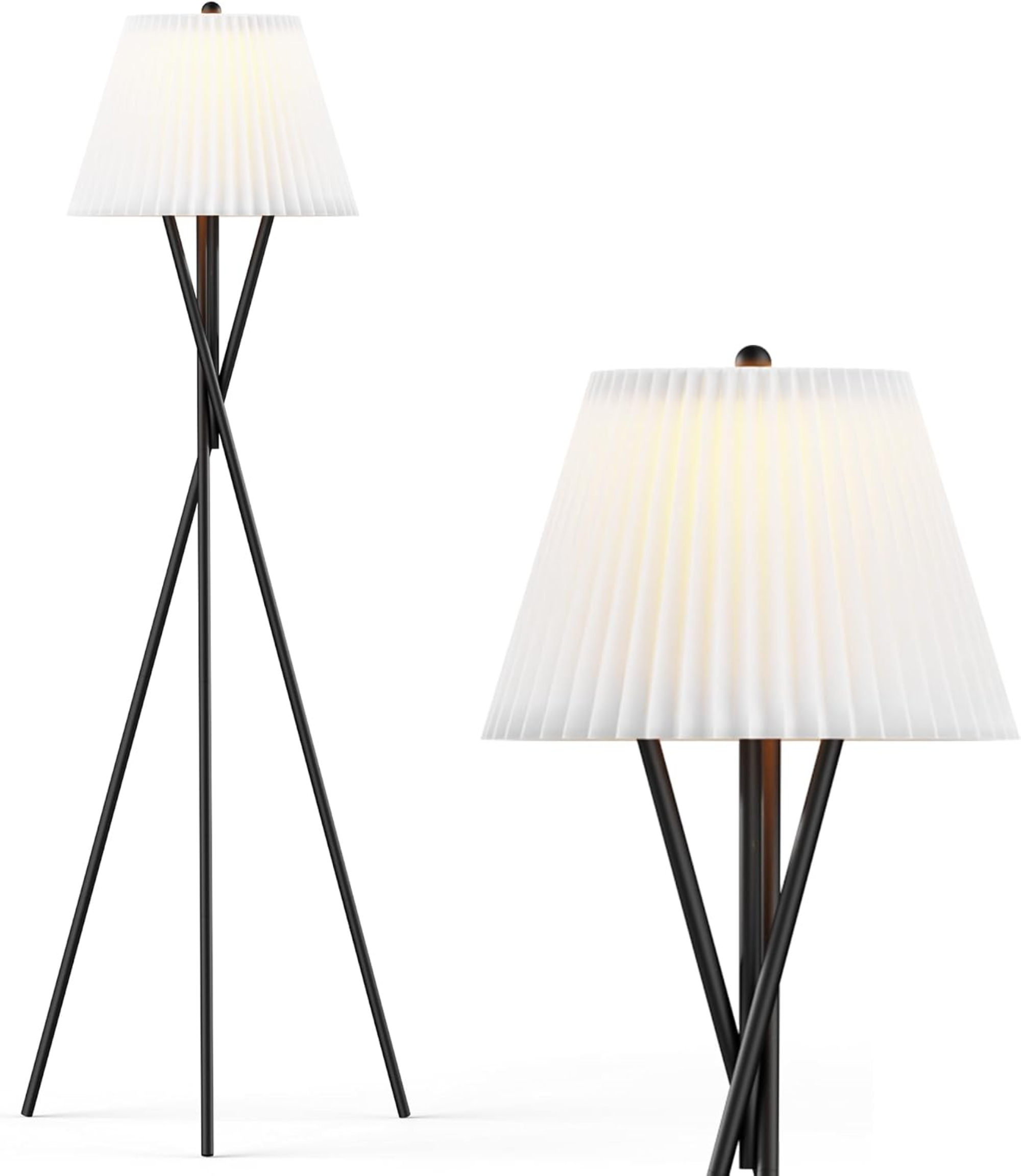 Runev Pleated Floor Lamp