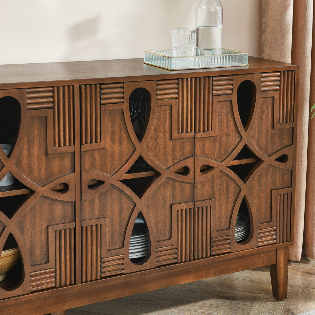Berit Storage Walnut Cabinet
