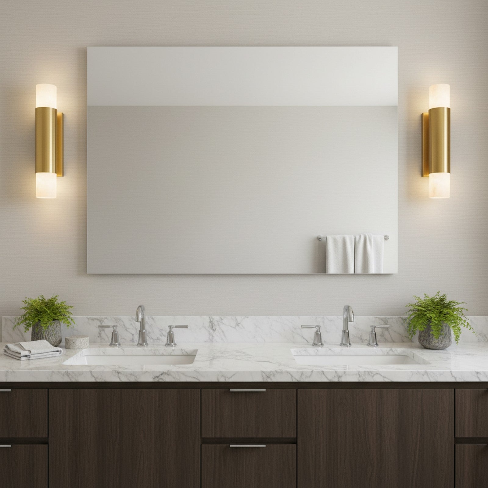 Arden Alabaster Wall Lamp - Room Context