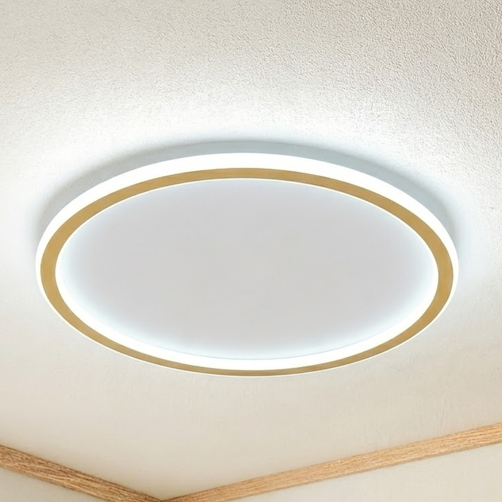Plafonnier anneau moderne et épuré