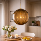 Rund lysarmatur med halo-effekt