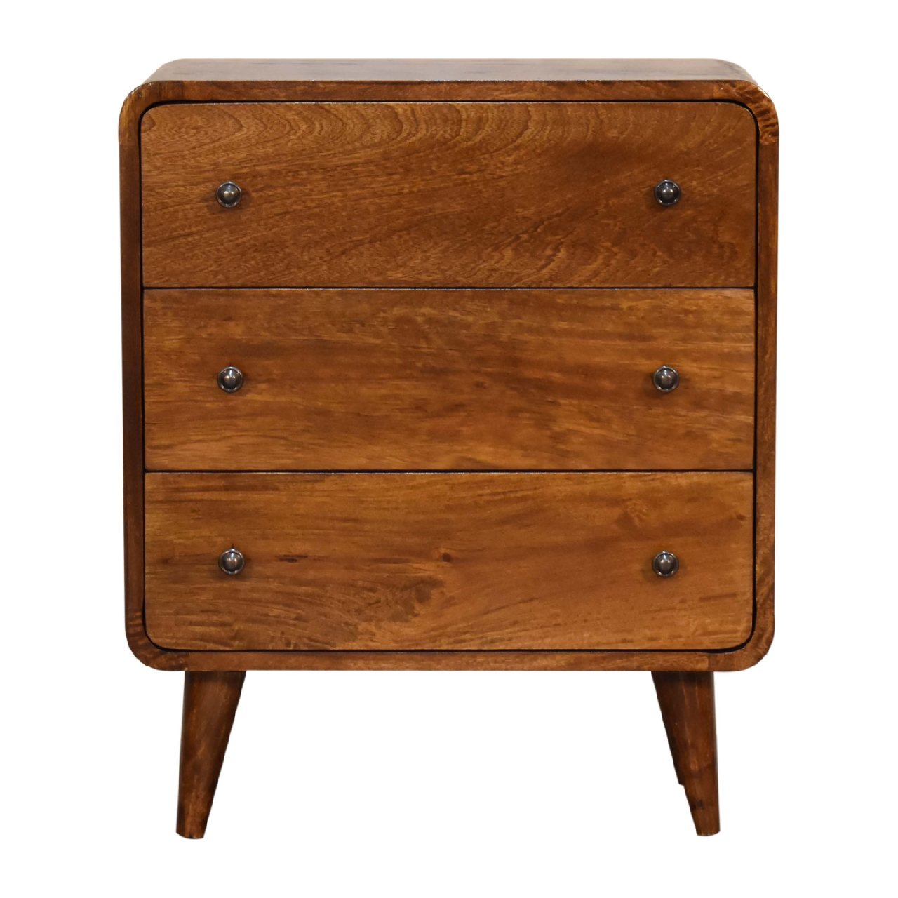 Eik Curved Chest of Drawers