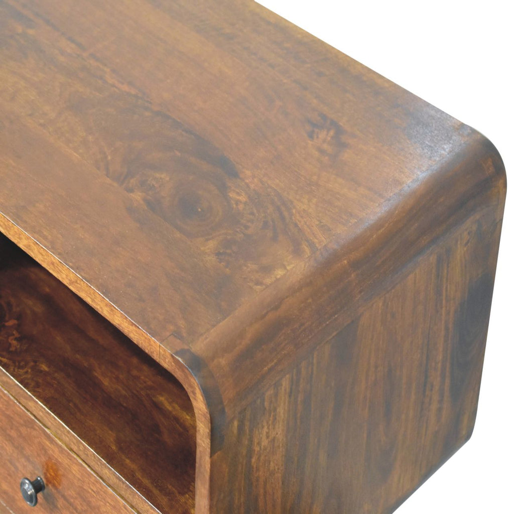 Tarjei Curved Chest of Drawers