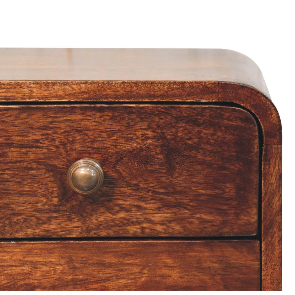 Eidun Curved Nightstand