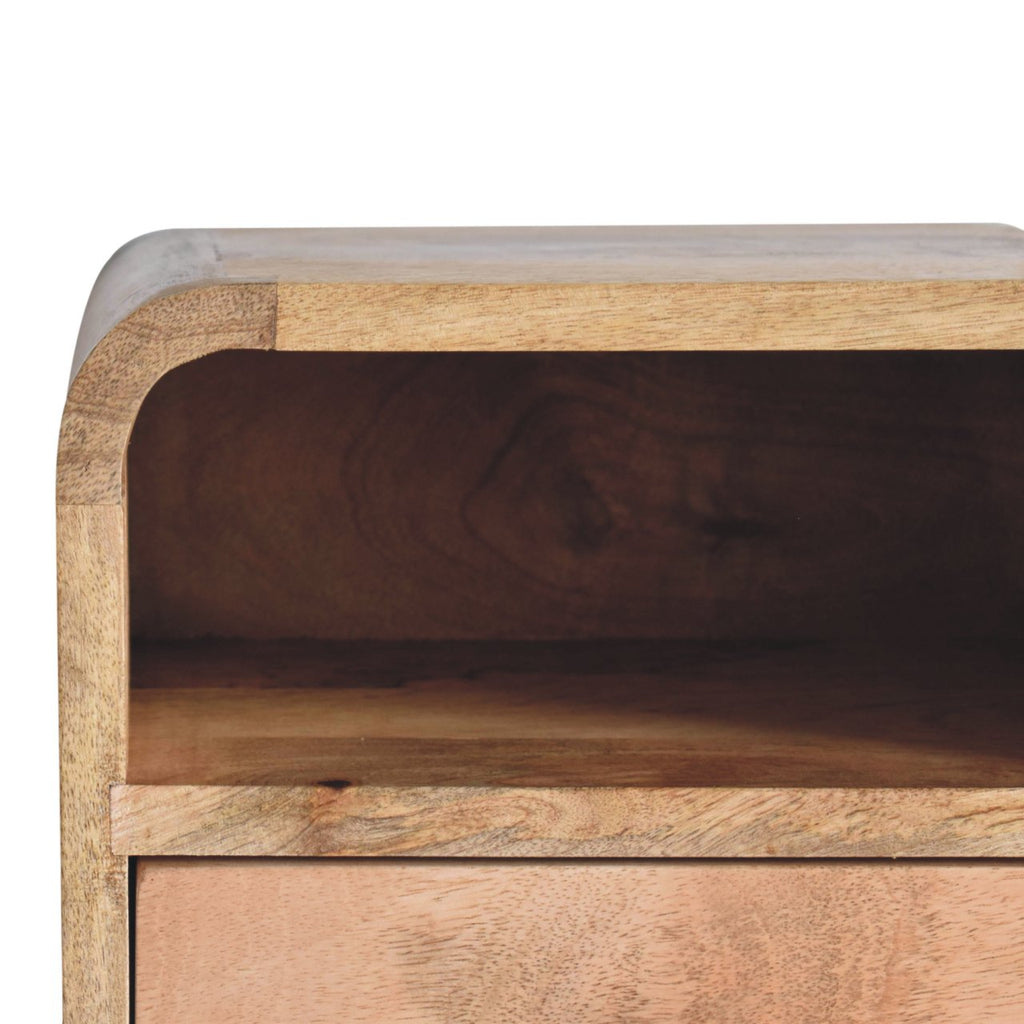 Pryts Curved Nightstand