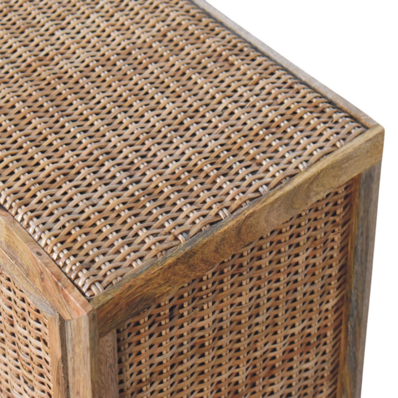 Dagur Rattan Cabinet
