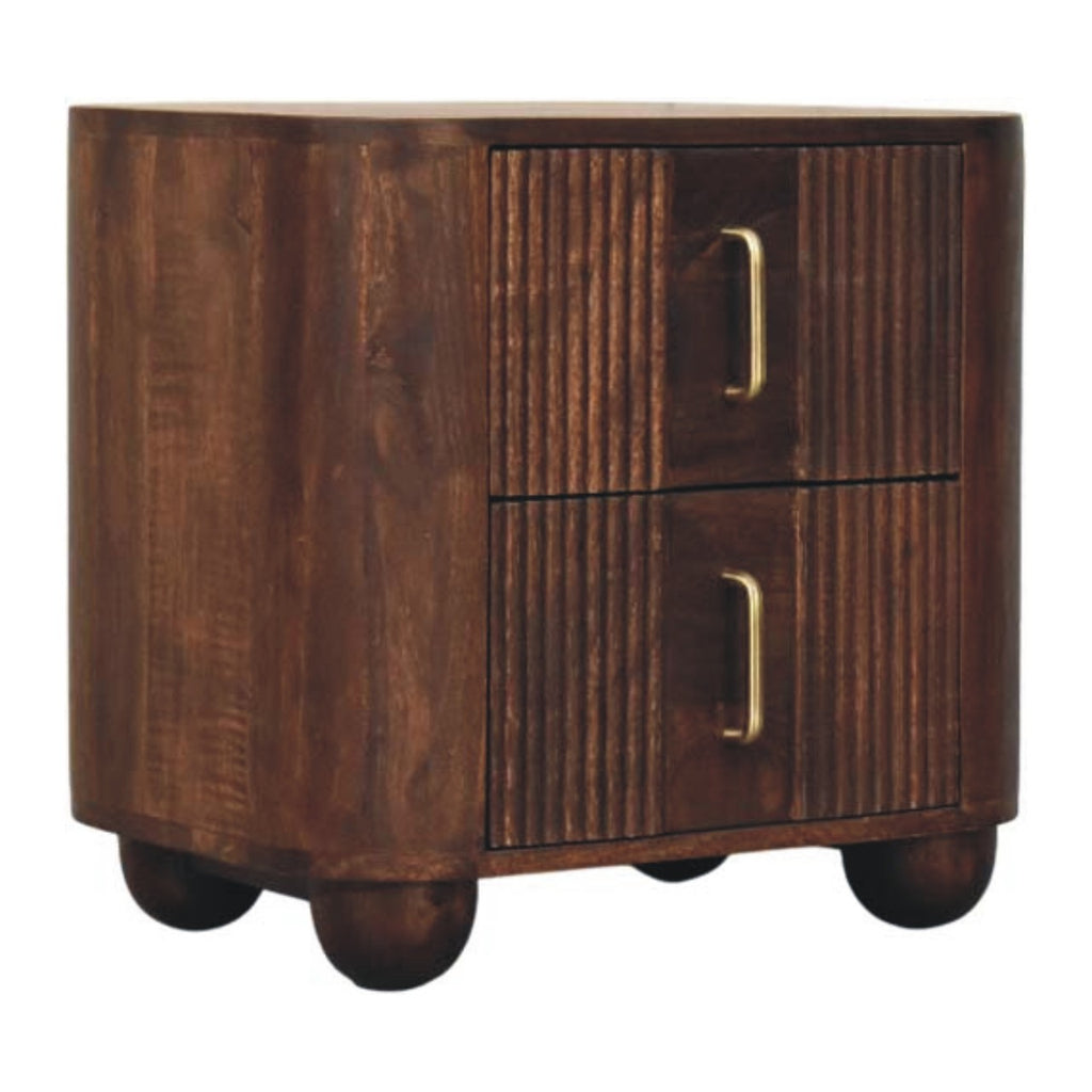 Ulvhild Fluted Nightstand