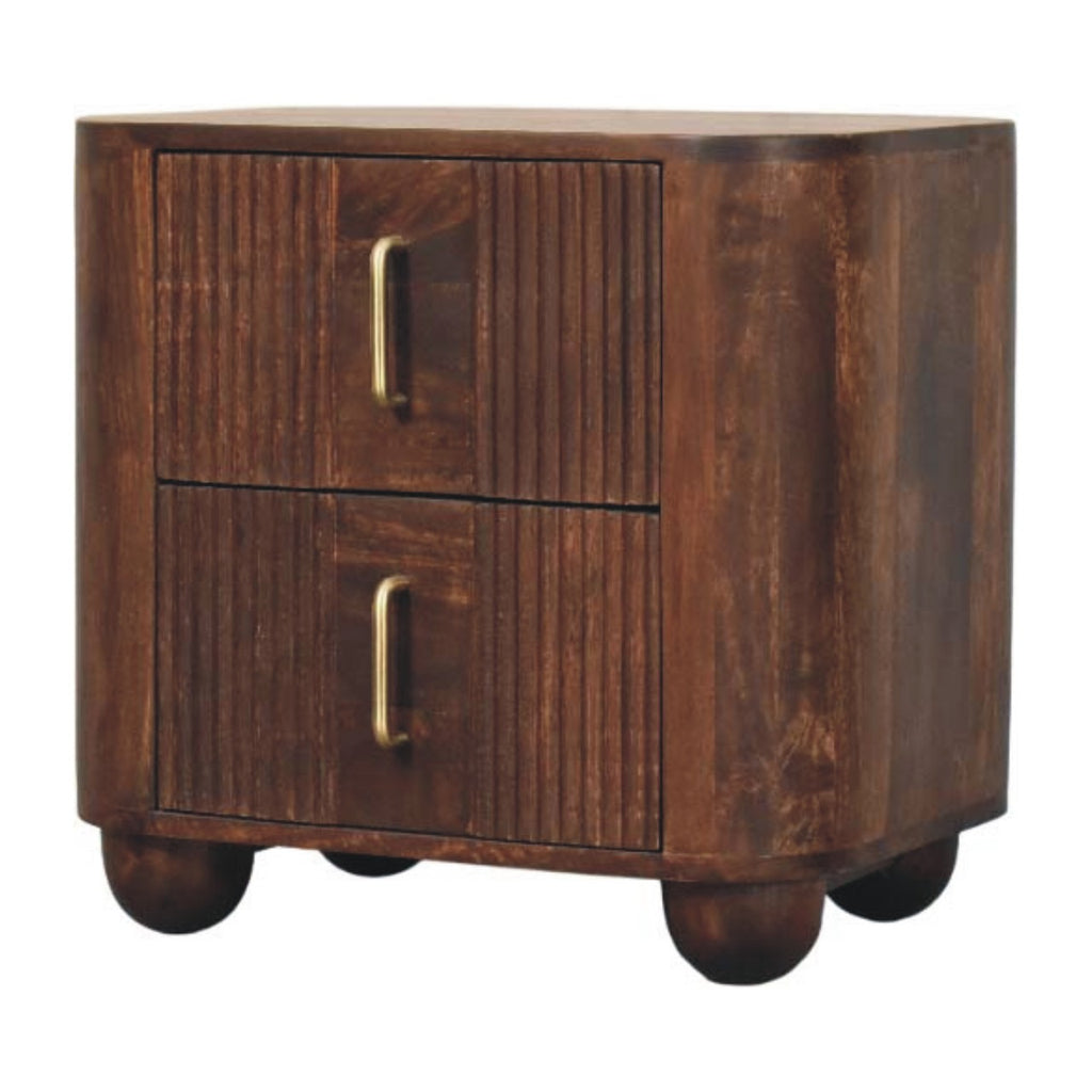 Ulvhild Fluted Nightstand