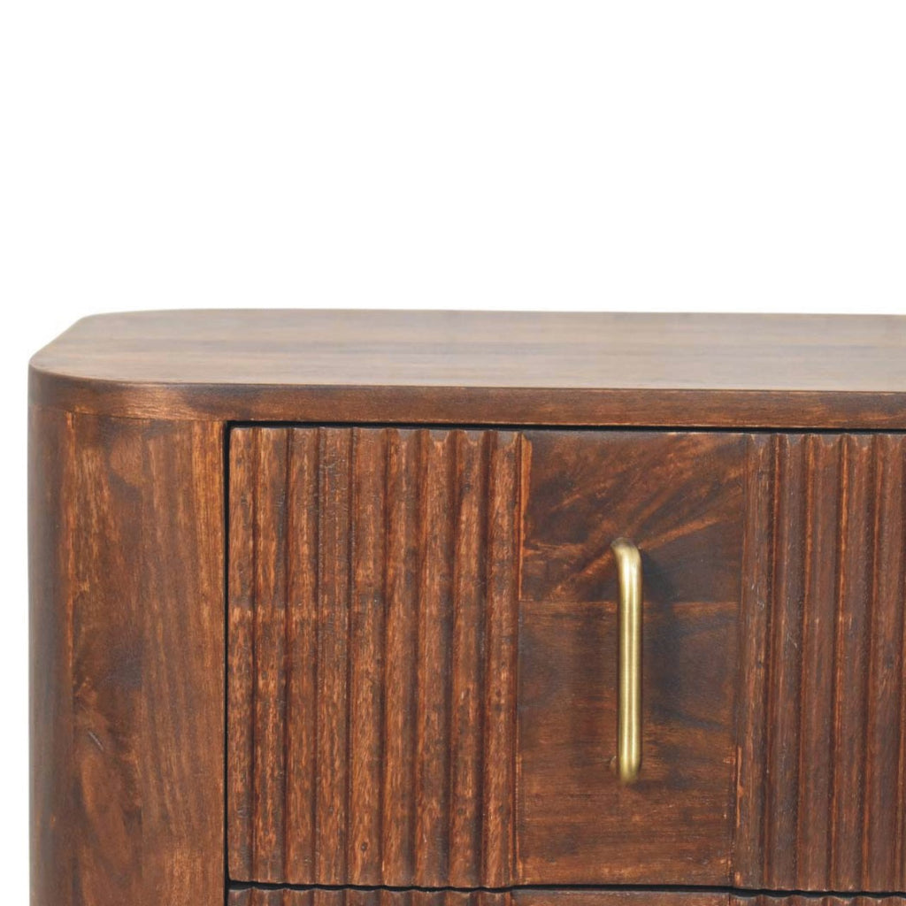 Ulvhild Fluted Nightstand