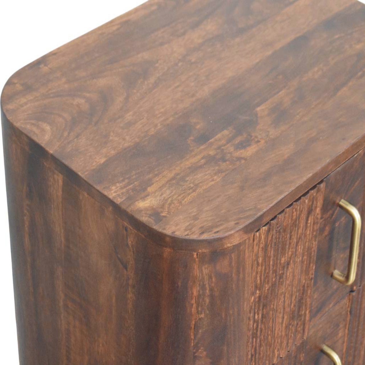 Ulvhild Fluted Nightstand
