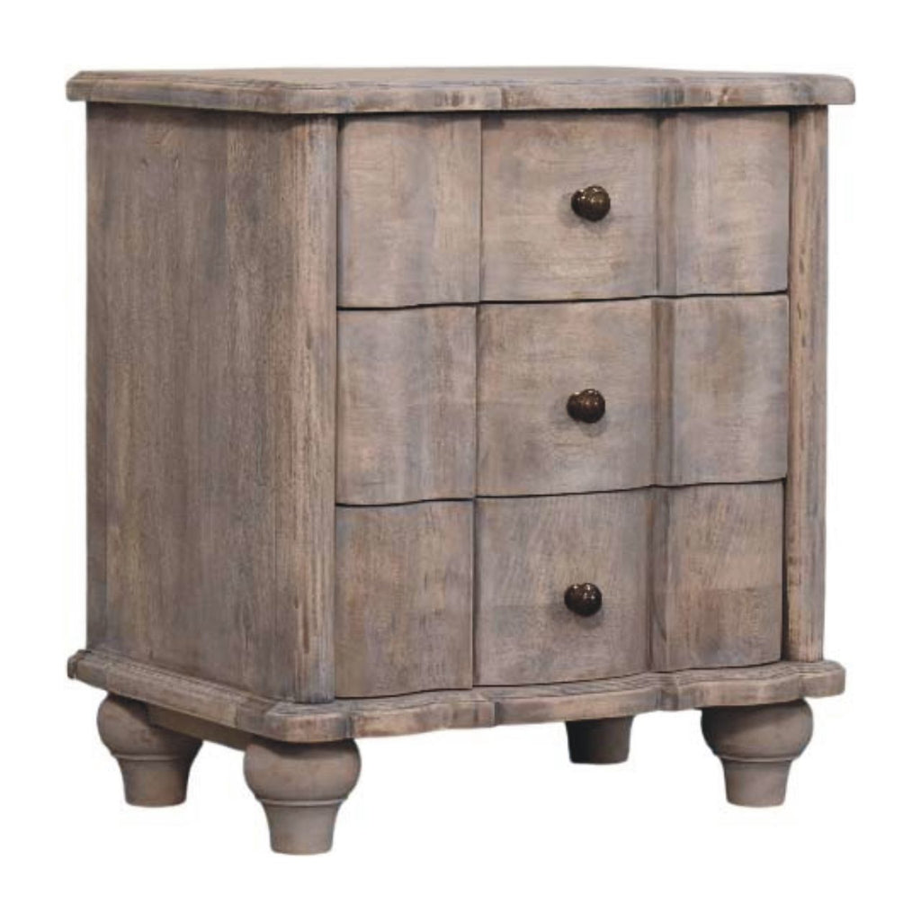 Sassa Solid Wood Nightstand