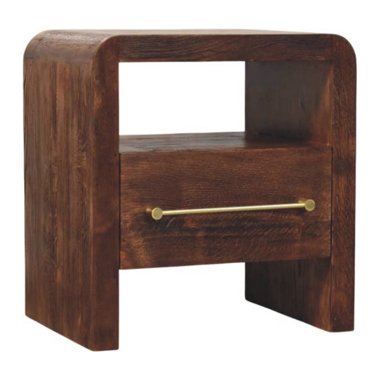 Alfr Block Nightstand