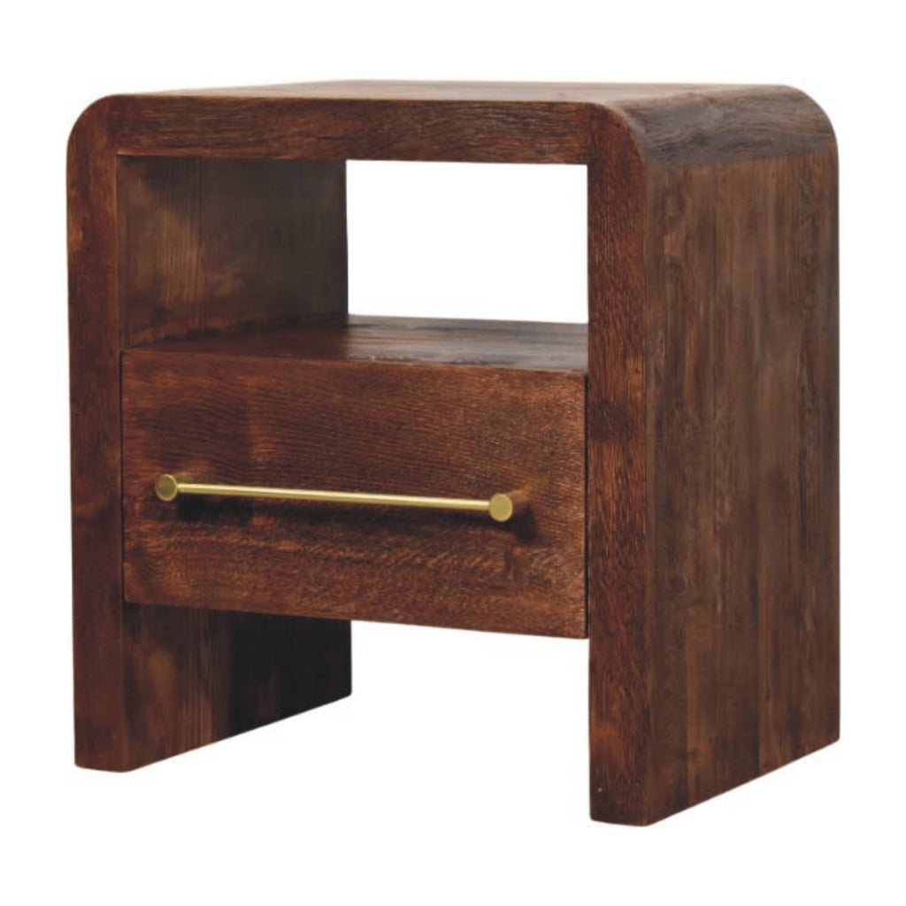 Alfr Block Nightstand