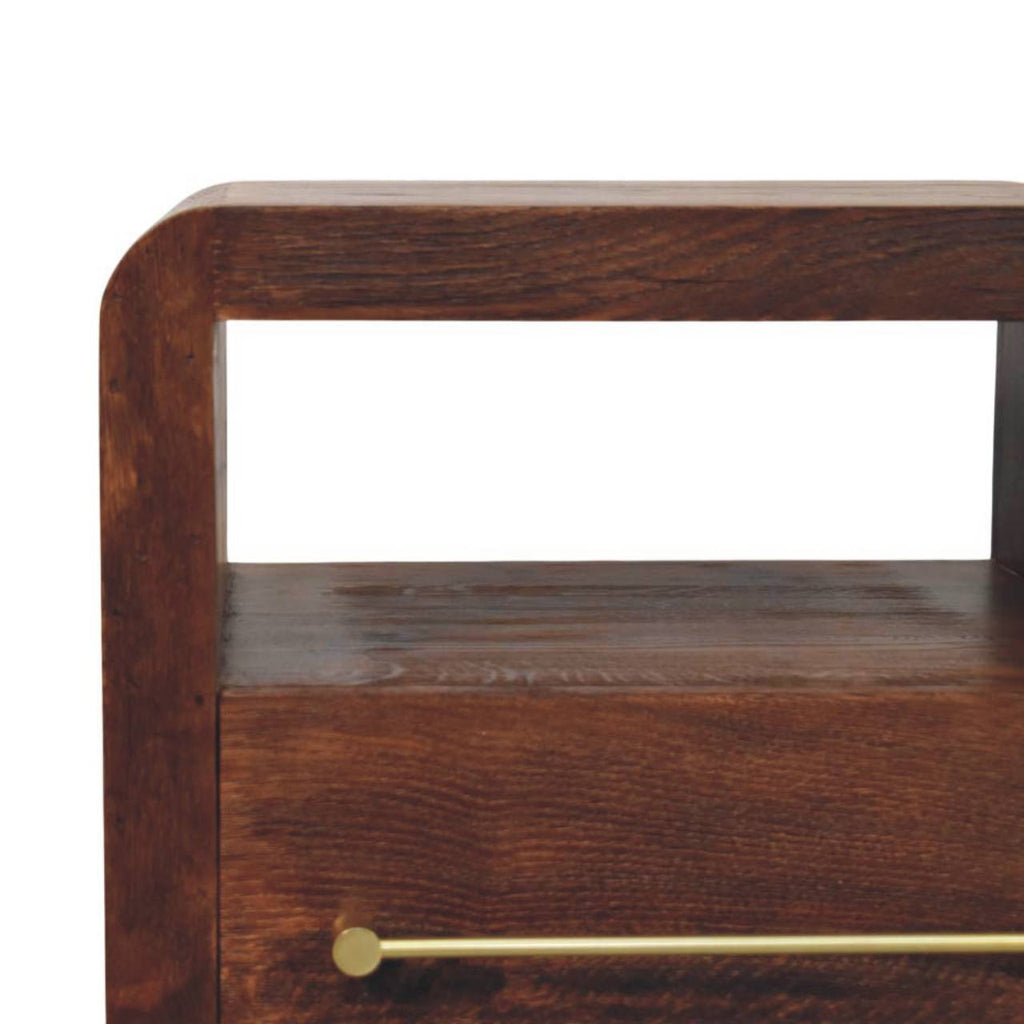 Alfr Block Nightstand