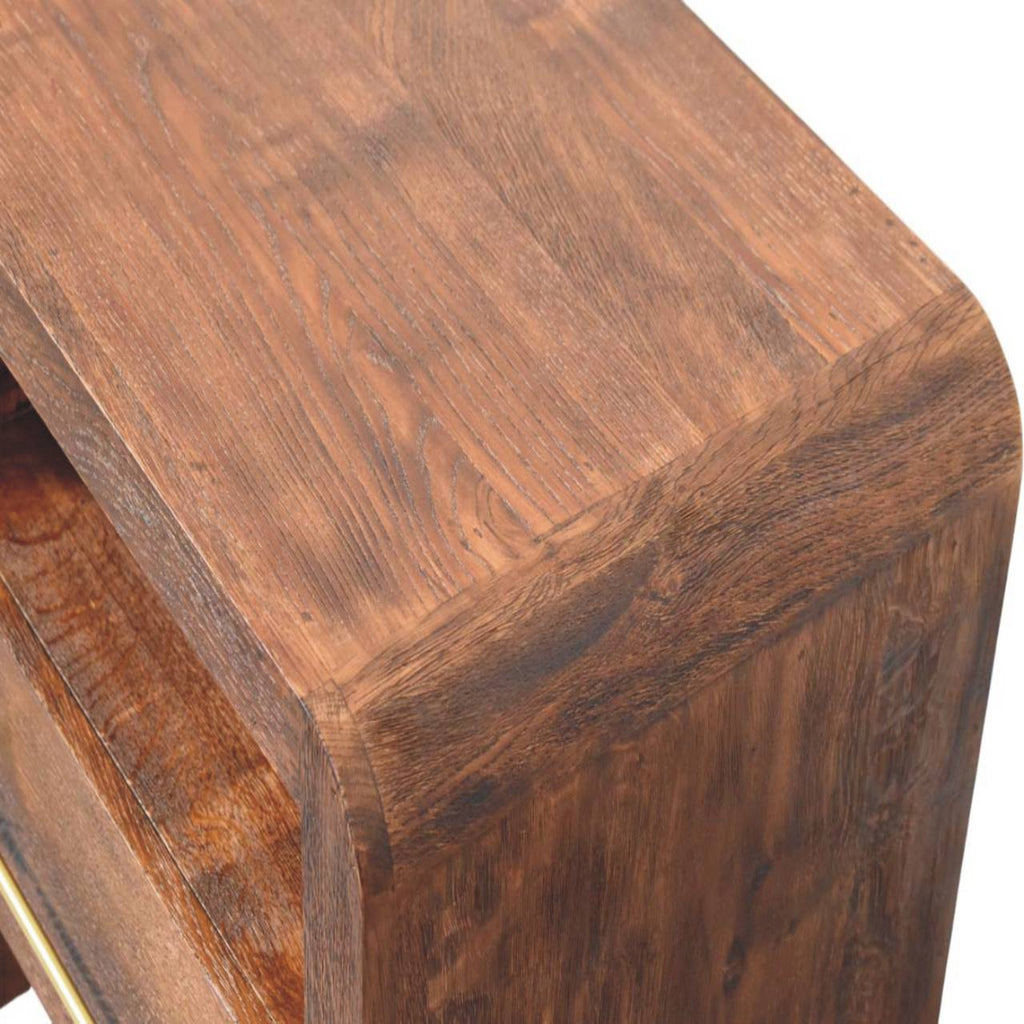 Alfr Block Nightstand