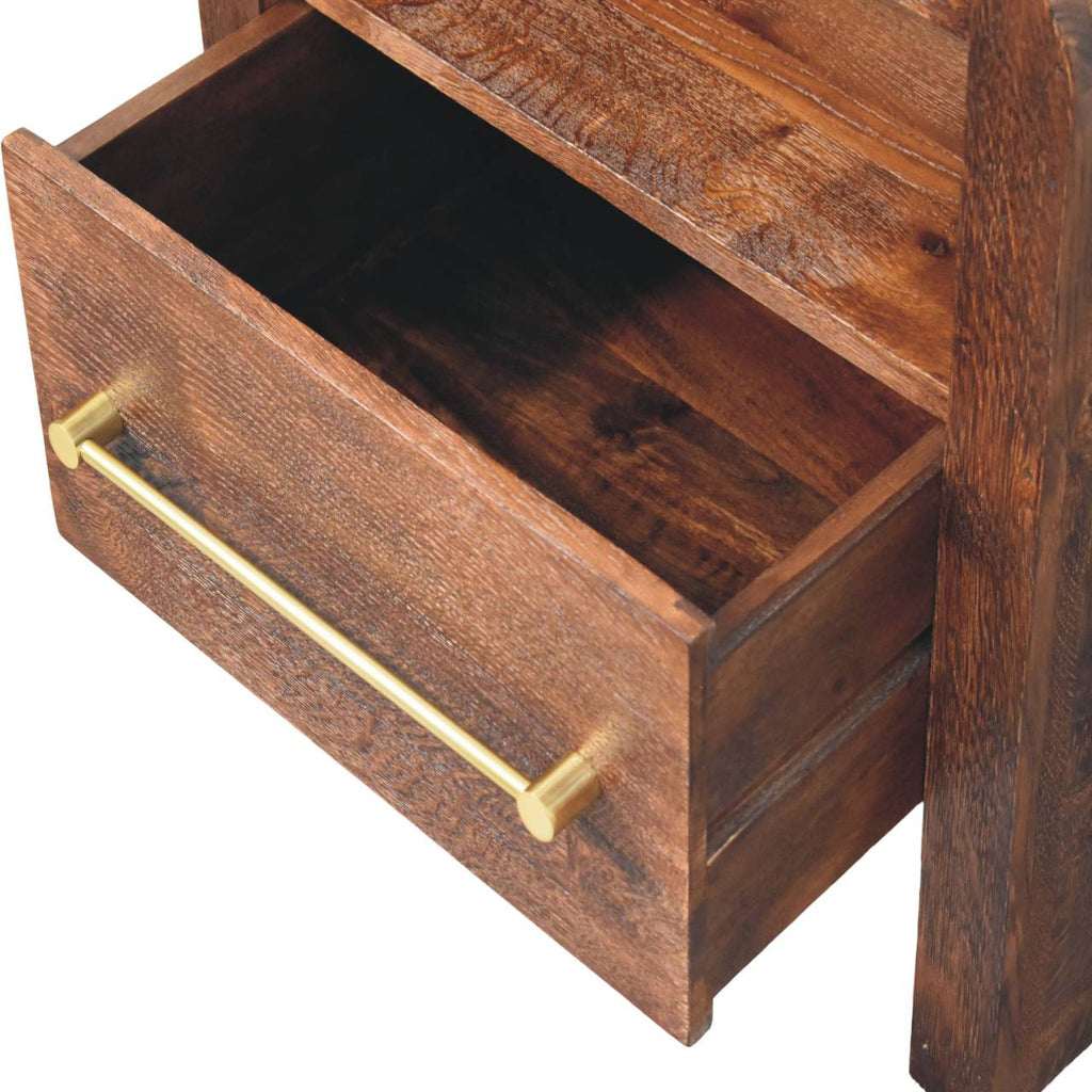 Alfr Block Nightstand
