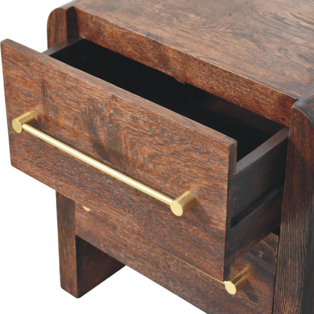 Eyvor Smoked Nightstand