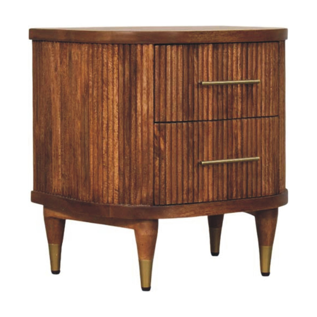 Jara Ribbed Nightstand