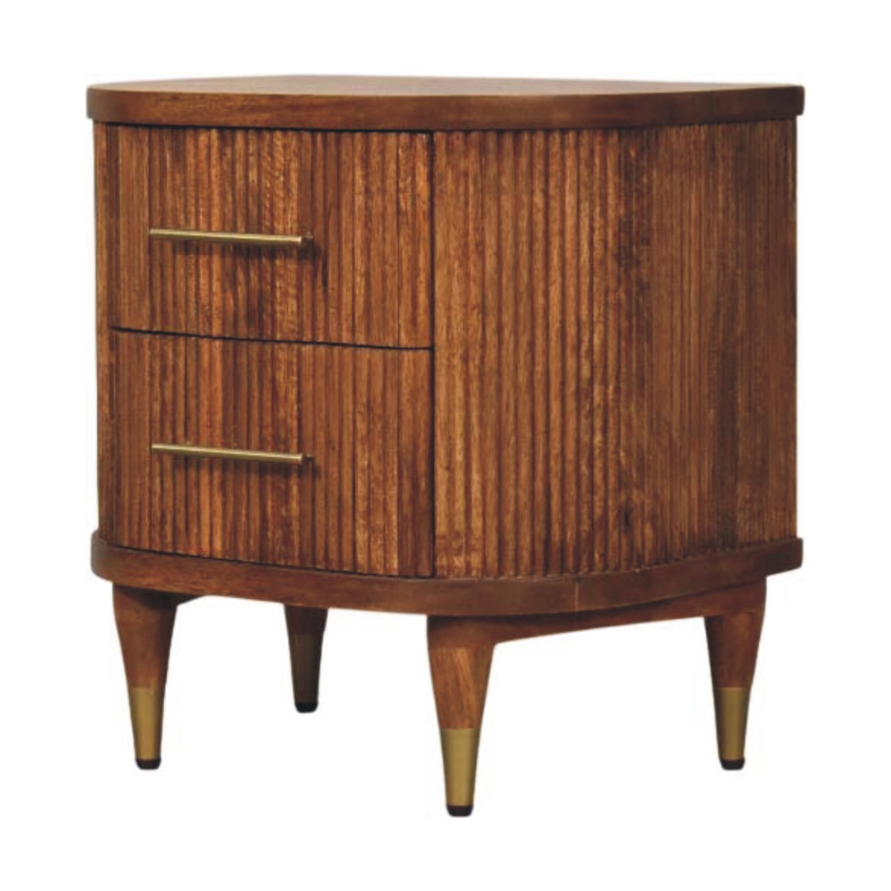Jara Ribbed Nightstand