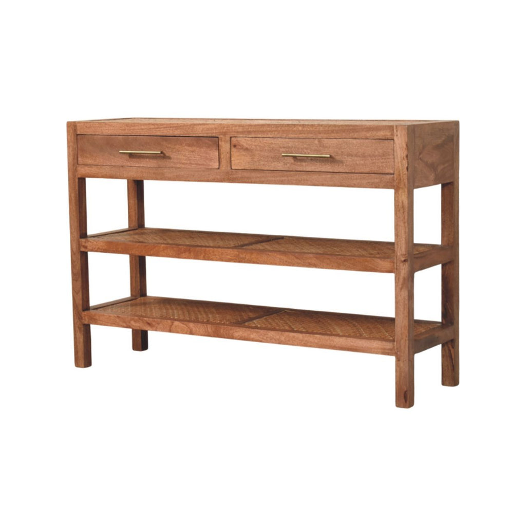 Kolgrim Rattan Console Table
