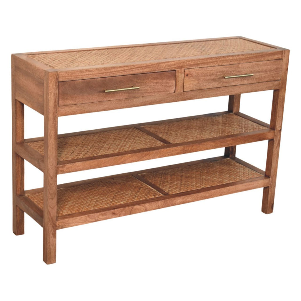 Kolgrim Rattan Console Table