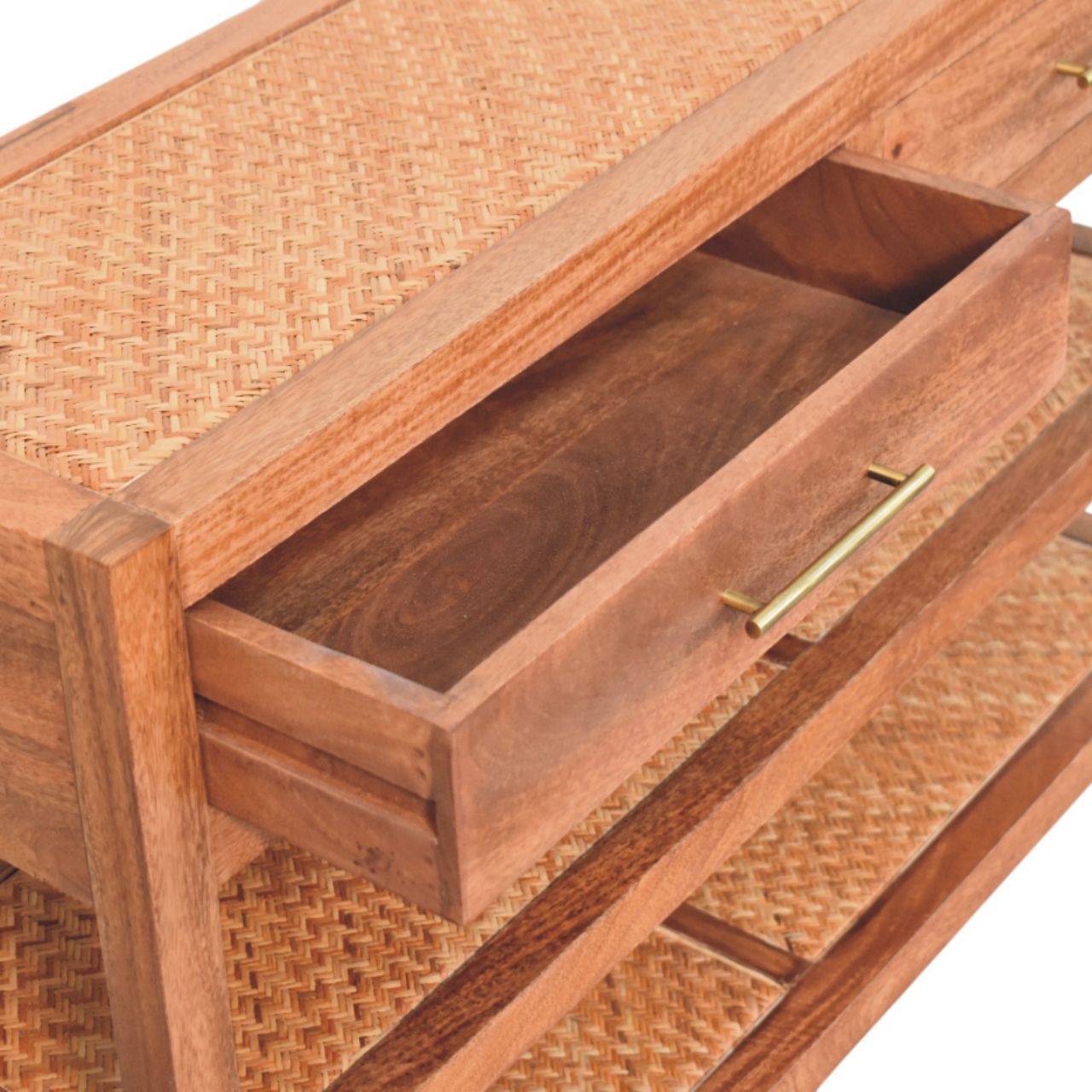 Kolgrim Rattan Console Table