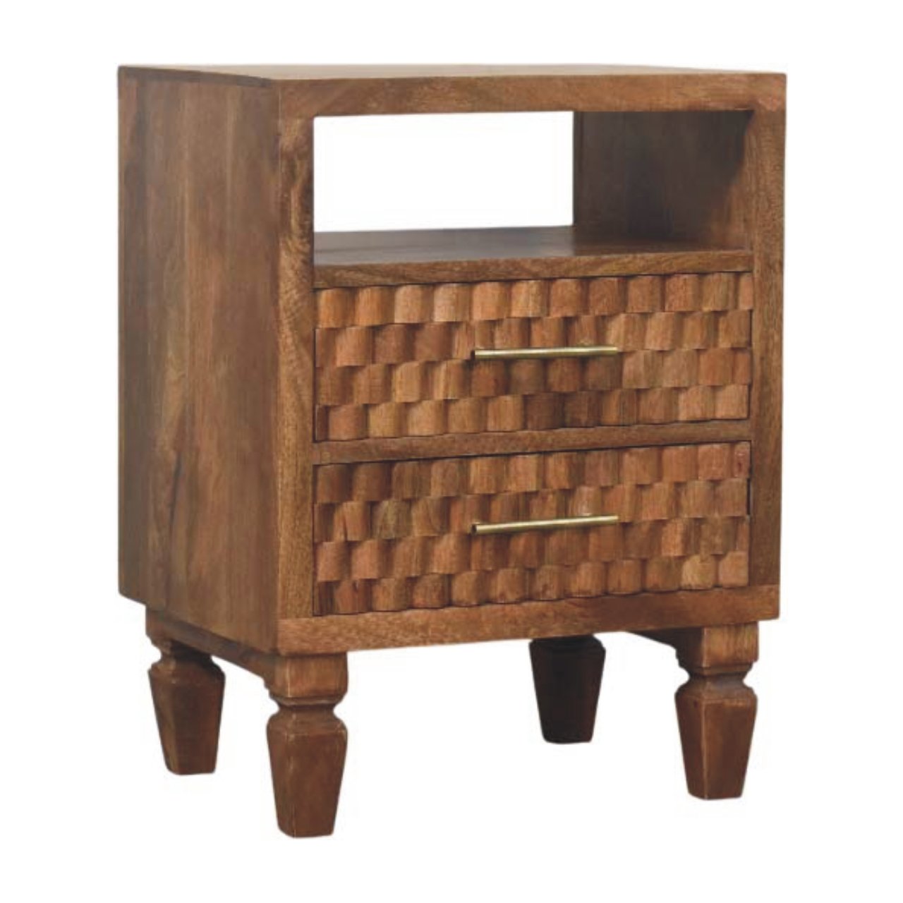 Ragnar Carved Nightstand