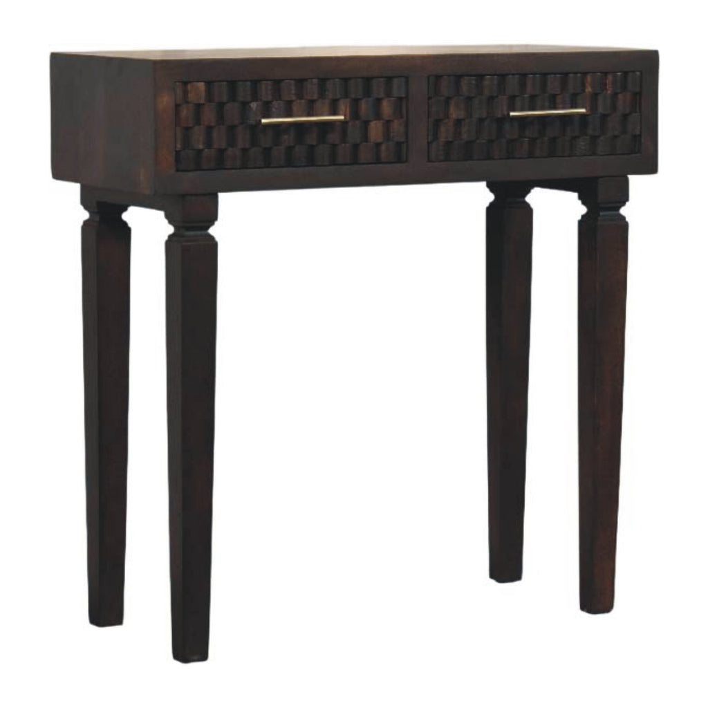 Thorvald Carved Console Table