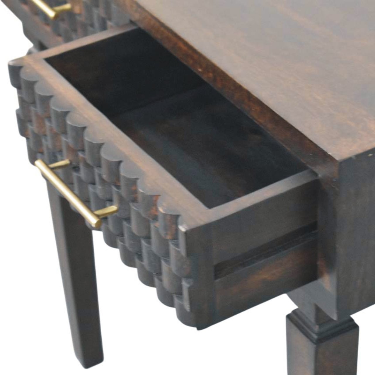 Thorvald Carved Console Table