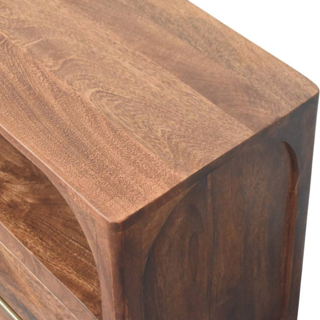Erna Solid Wood Console Table