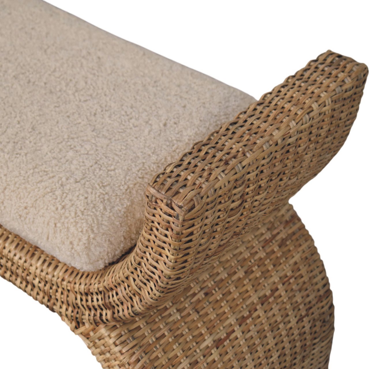 Gerda Rattan Bench