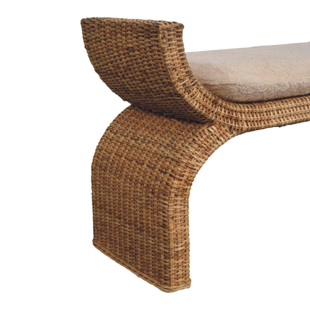 Gerda Rattan Bench