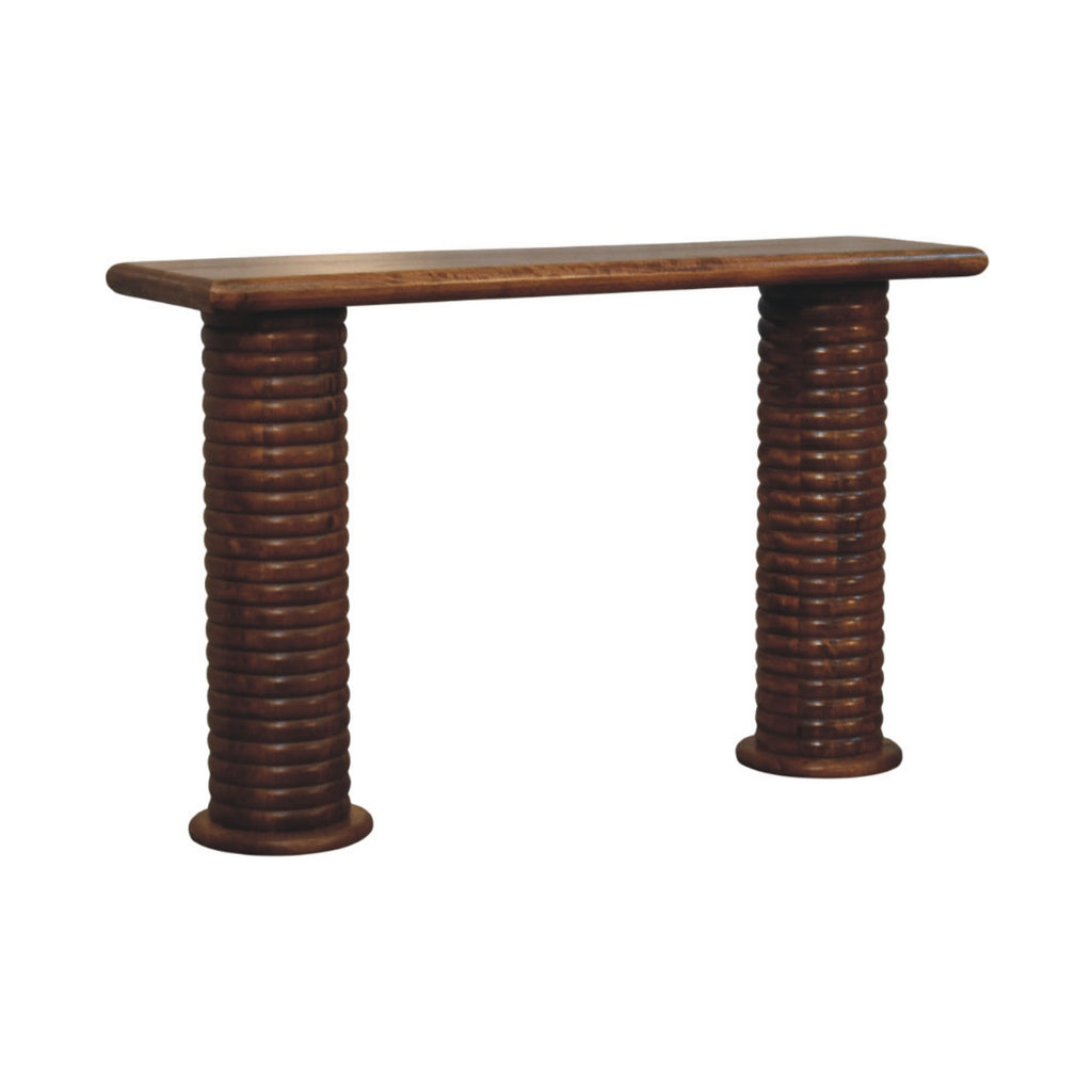 Trude Sculpted Console Table