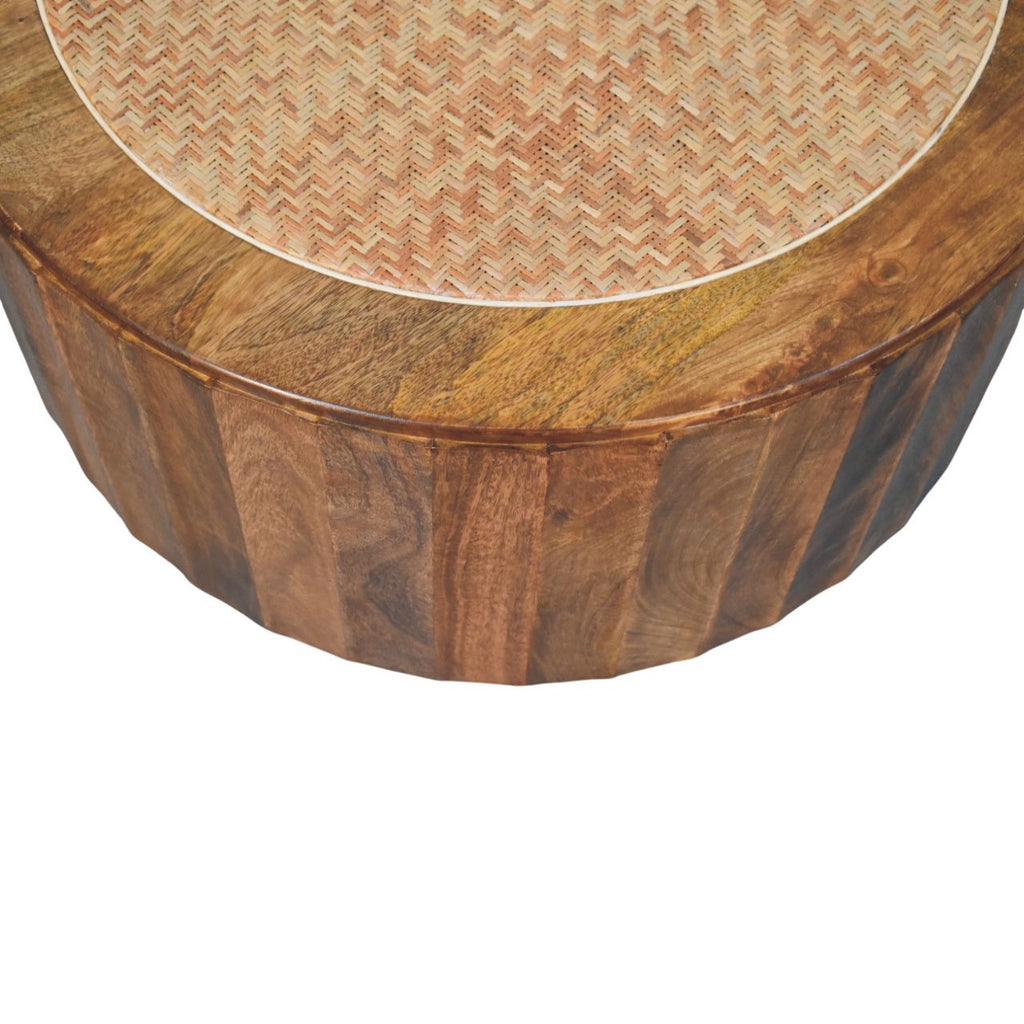 Uffe Rattan Coffee Table
