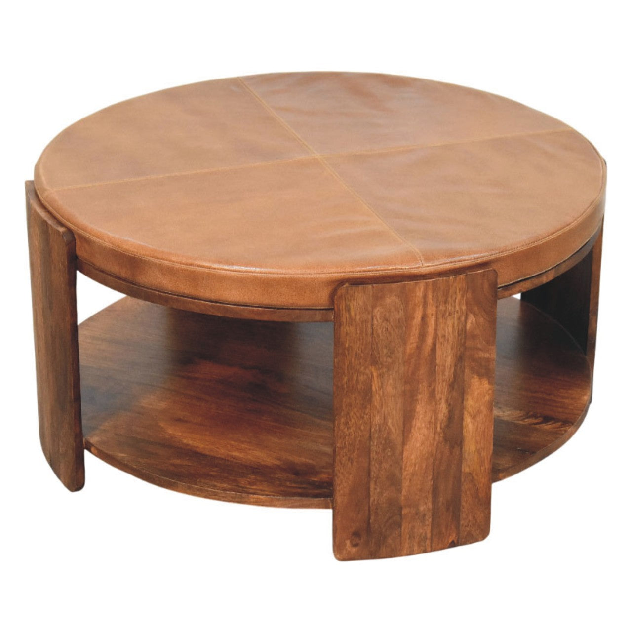 Orin Leather Coffee Table
