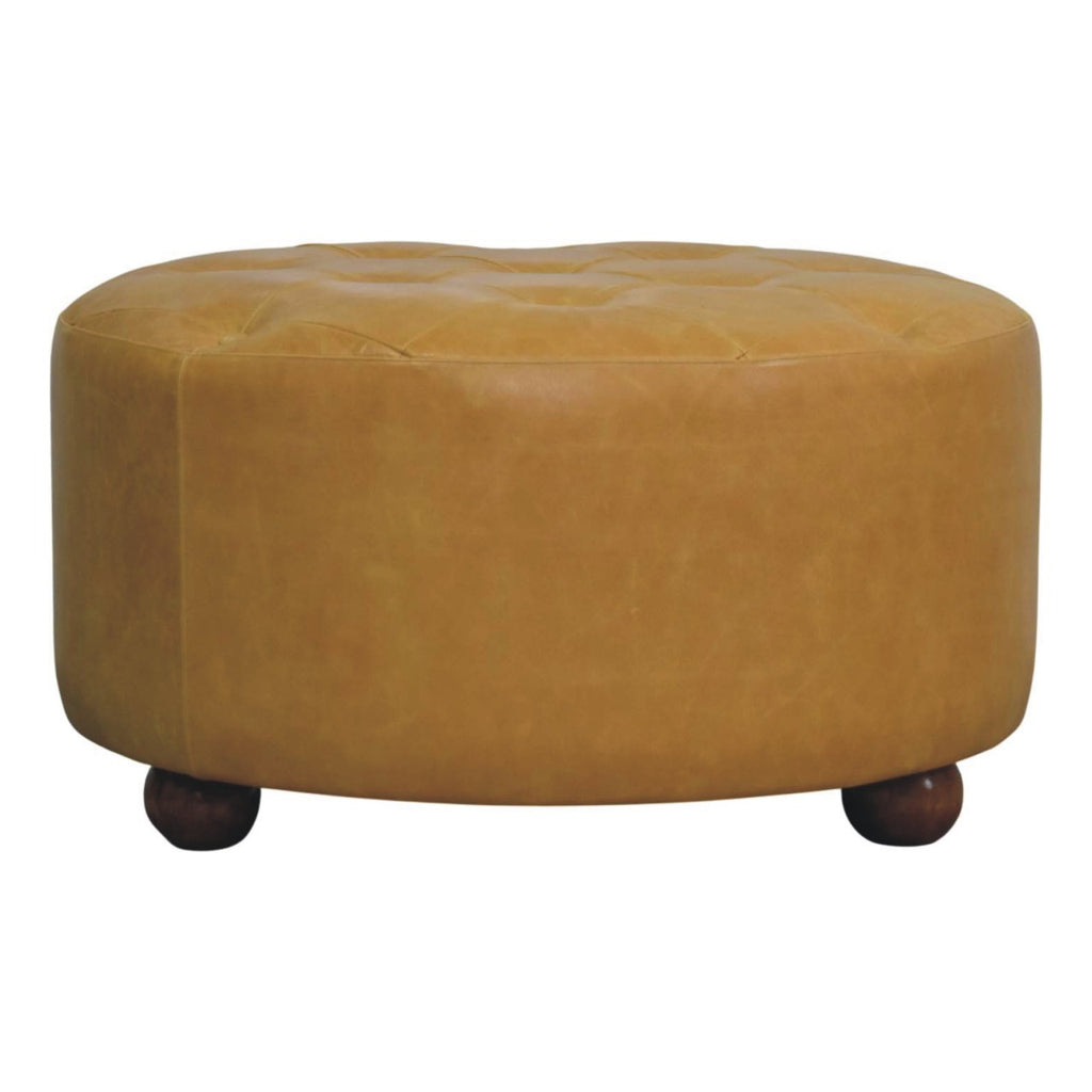 Tarjei Leather Coffee Table