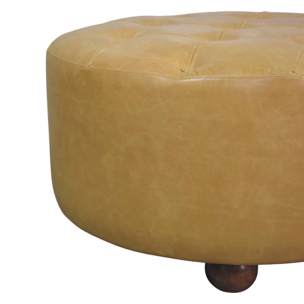 Tarjei Leather Coffee Table