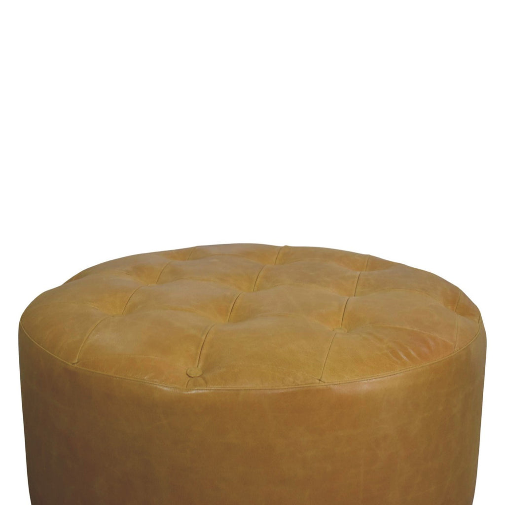 Tarjei Leather Coffee Table