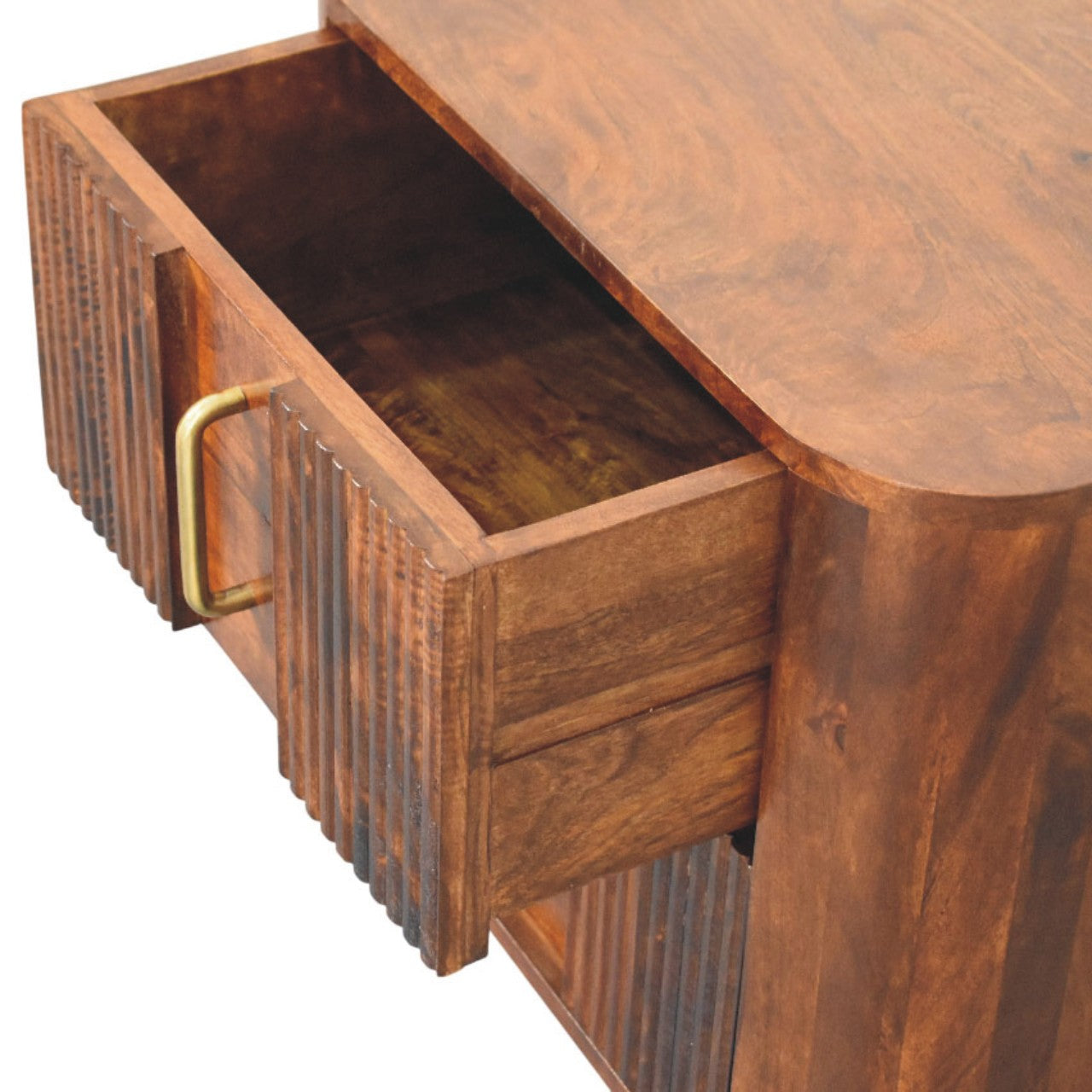 Ake Solid Wood Nightstand