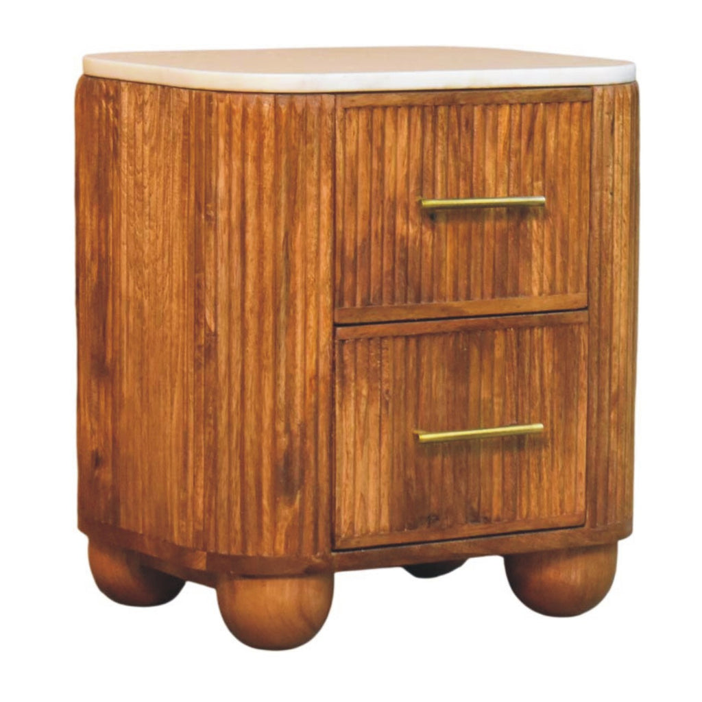 Erna Marble Nightstand