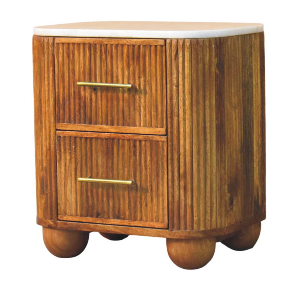 Erna Marble Nightstand