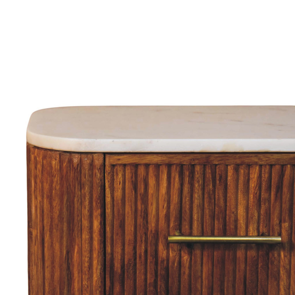 Erna Marble Nightstand