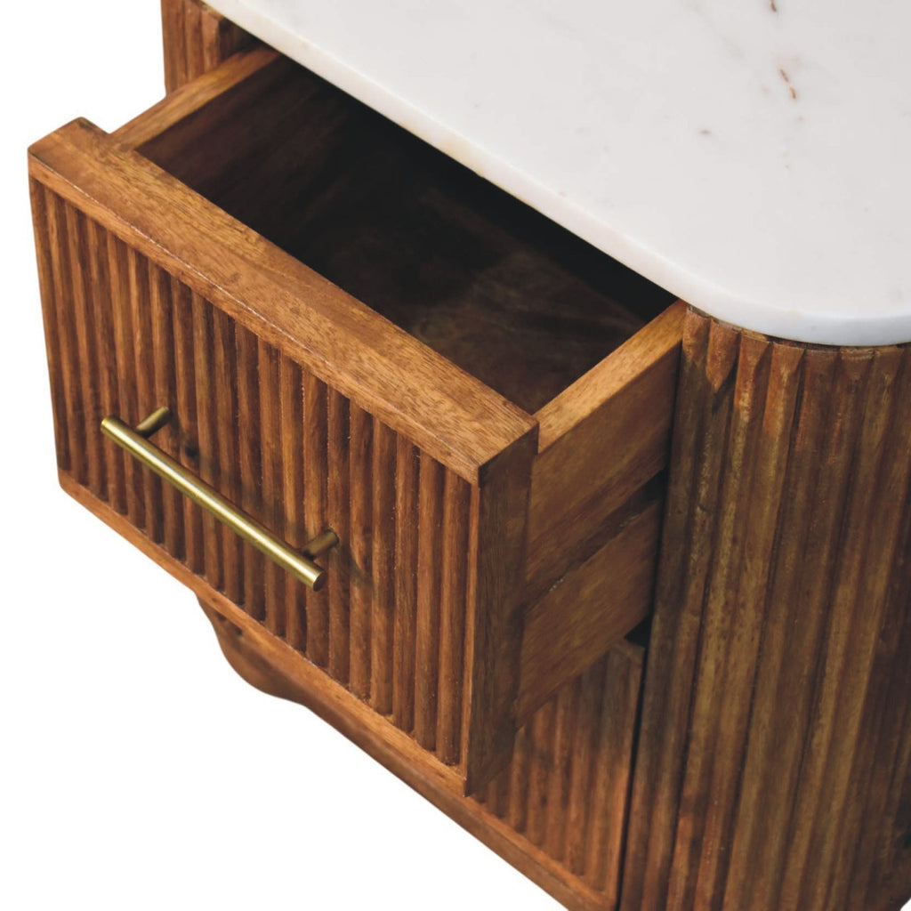 Erna Marble Nightstand