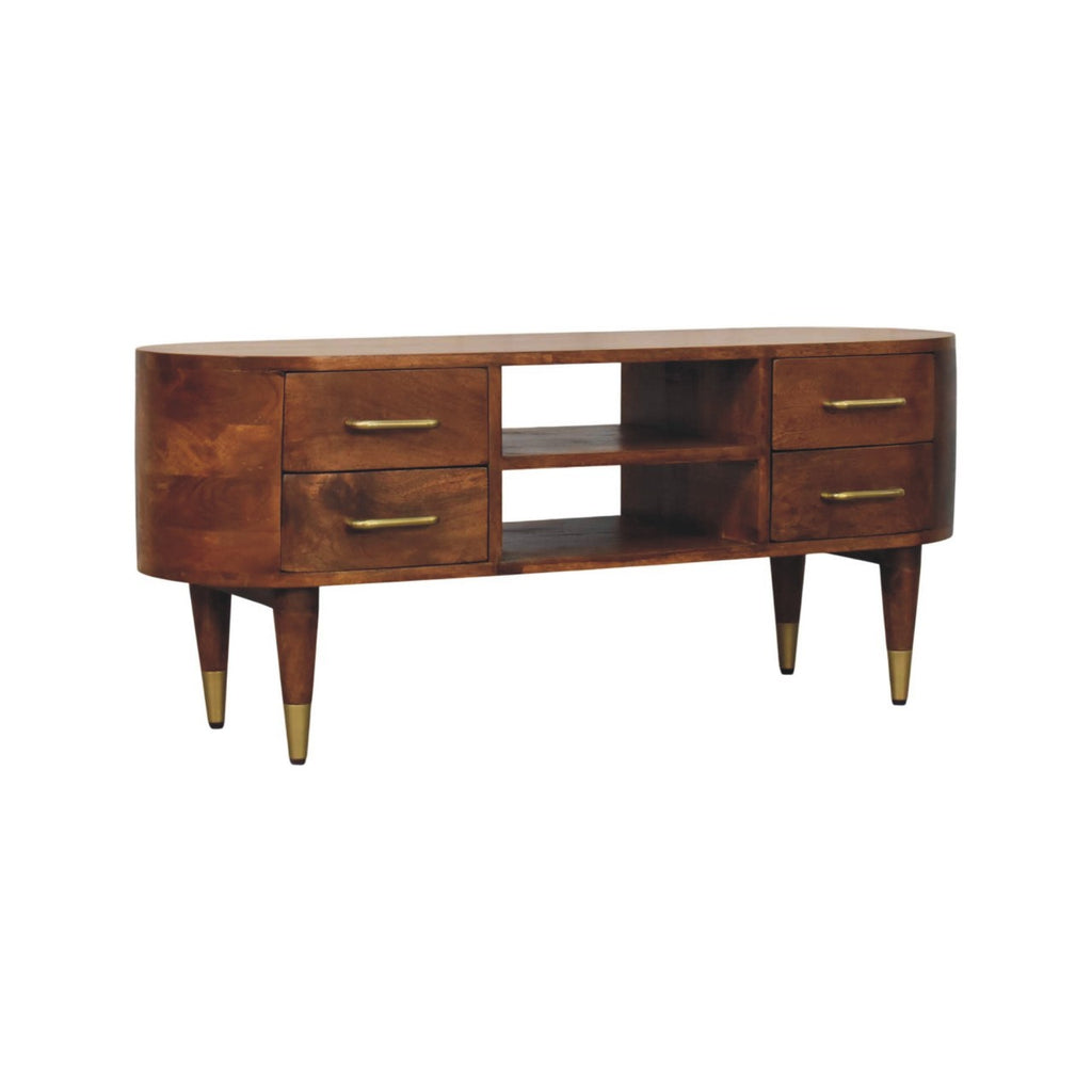 Loke Curved TV Stand
