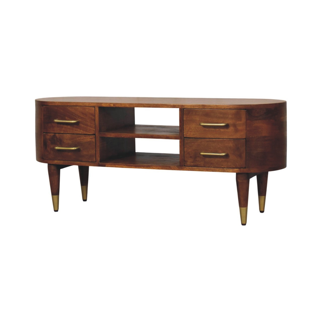 Loke Curved TV Stand