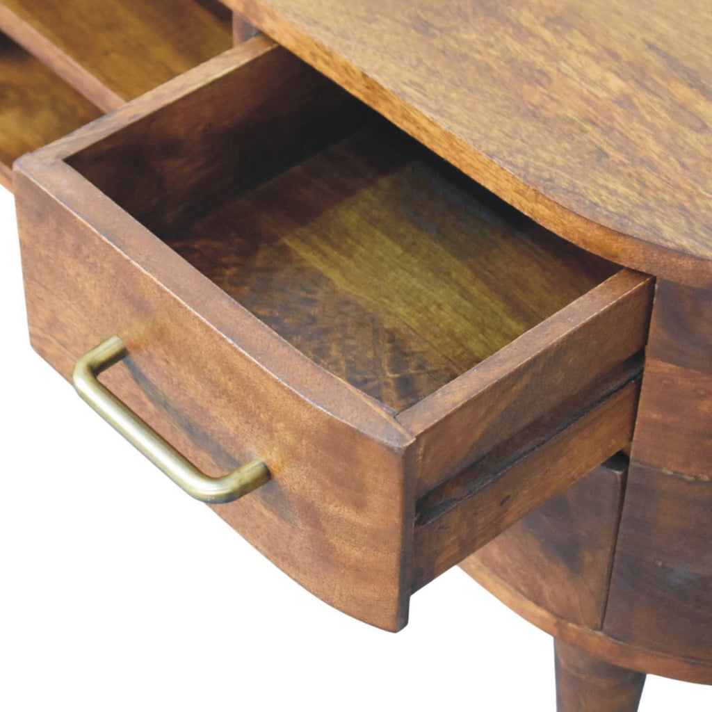 Loke Curved TV Stand