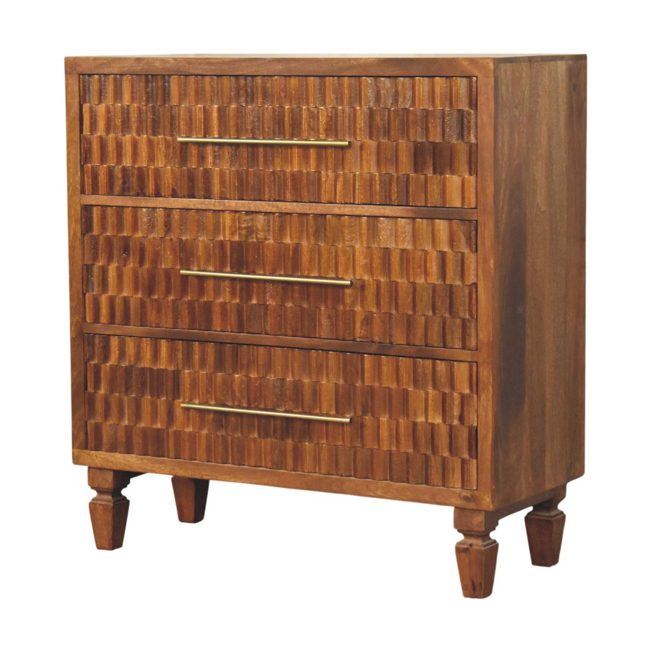 Halvar Carved Chest of Drawers